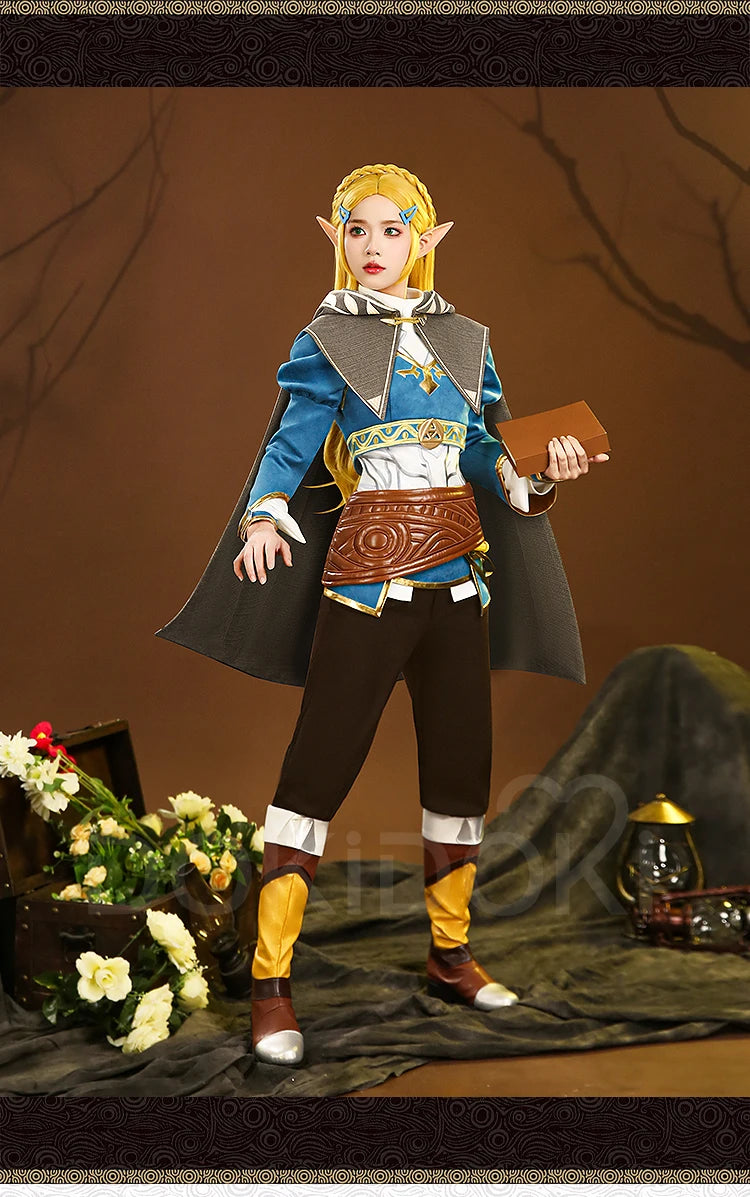 IN STOCK Princess Cosplay Game Costume【S-3XL】DokiDoki-R Cloak Linkk Cosplay Plus Size