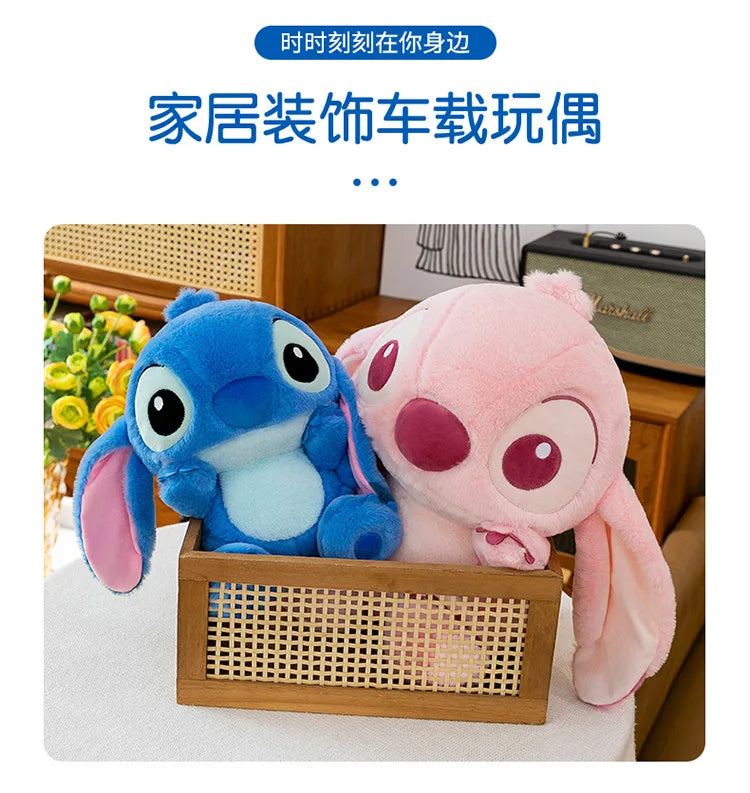 30/40/60cm Big Size Stitch Disney Anime Plush Stuffed Doll Kawaii Room Decoration Plushies Pillow Ornaments Holiday Gifts