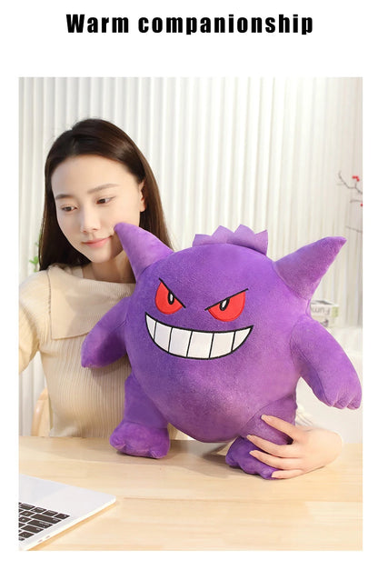 20/40/60cm Gengar Pokemon Anime Plush Toys TAKARA TOMY Cartoon Doll Soft Pokémon Plushie Pillow Stuffed Gift for Children Kawaii