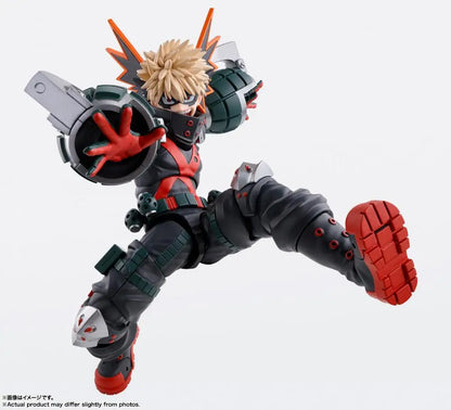 Bandai S.H.Figuarts My Hero Academia Izuku Midoriya Katsuki Bakugo PVC Model