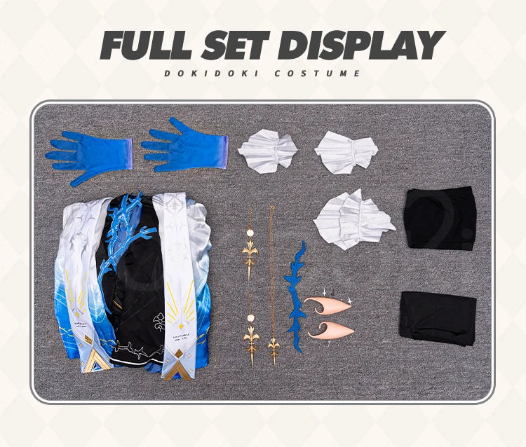 Fleurdelys Cartethyia Cosplay Costume Game Wuthering Waves【XS-3XL】DokiDoki-N Fleurdelis Dress Ears Plus Size