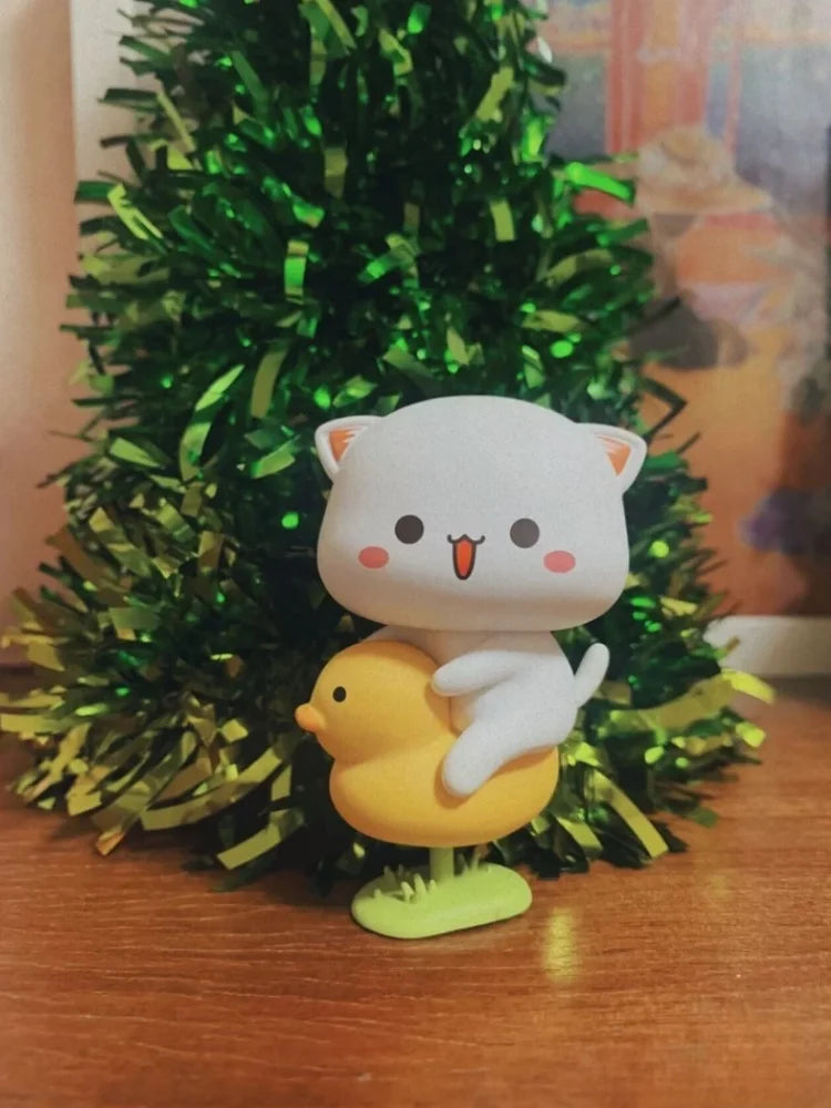 Kawaii Mitao Cat 2 Season Lucky Cat Cheap Cute Cat Blind Box Toys Surprise Figure Cartoon Doll Collect Model Home Holiday gifts