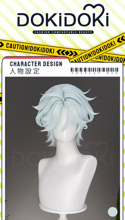 IN STOCK Dahlia Ifa Wig Game Genshin Impact DokiDoki Men Pink Hair Mondstadt Ifa Cosplay Dahlia Book Prop Free Wig Cap