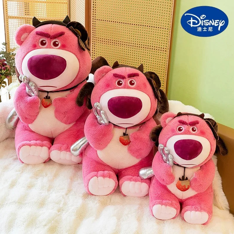 45/60/75cm Big Size Lotso Disney Anime Plush Stuffed Doll Kawaii Room Decor Plushies Children Cartoon Pillow Holiday Gifts