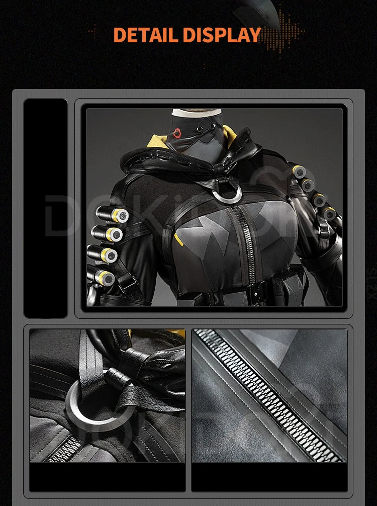 IN STOCK Orphie Cosplay Costume Game Zenless Zone Zero DokiDoki-R Women Costume ZZZ Orphie Cosplay Tail Halloween