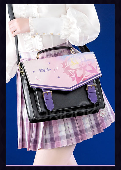 Sunday Elysia Doujin Bag Game Honkai Star Rail DokiDoki Sunday Cosplay Props School Bag HSR Itabag Halloween
