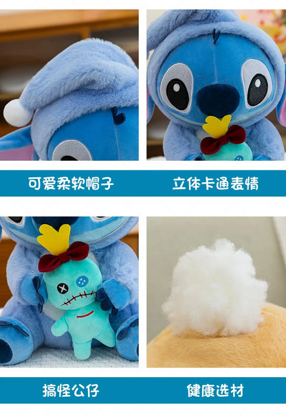 80cm Super Big Size Stitch Disney Anime Plush Stuffed Doll Lilo & Stitch Plushies Room Decorates Children's Pillow Holiday Gifts