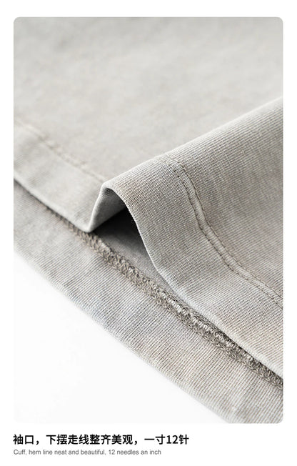 ZODF Retro 2025 Summer Women 285gsm T-Shirts Hotsweet Girls Sexy Slim Fit Washed Distressed T Shirt Brand Tees HY1013