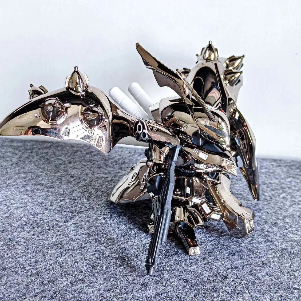 In Stock JMS Model Nightingale MSN-04-2 SDCS Assembly Model Kit Electroplate Silver Color Toys Action Figures Robot Plastic Gift