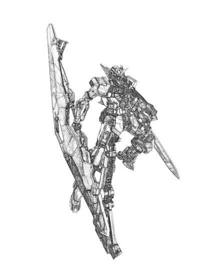 Bandai HS Astraea Black MG 1/100 ABS Model Assembly Kit