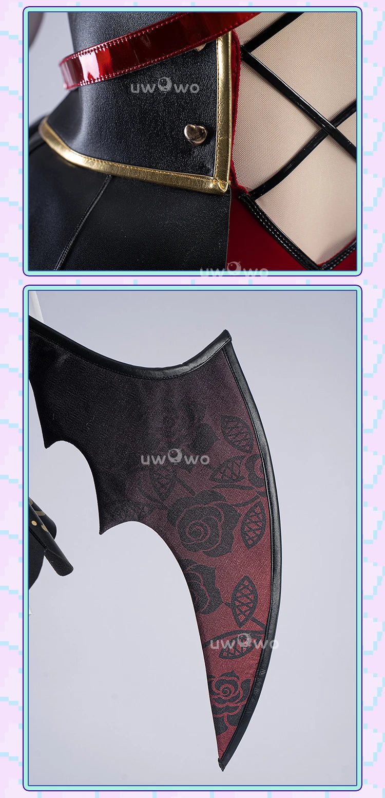 IN STOCK UWOWO Ame Cosplay Game Needyy Streamerr Overloadd Ame-Chan Magical Girl Fanart Cosplay Costume Halloween Costume