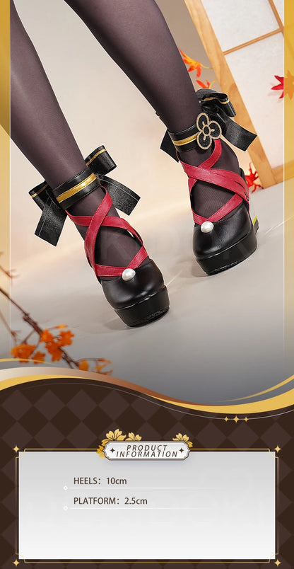 IN STOCK Chiori Kazuha Zhongli Kaeya Ningguang Furina Shoes Cosplay Game Genshin Impact Cosplay DokiDoki-SR Women Cosplay Shoes