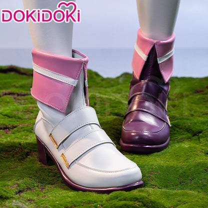 IN STOCK Mejiro McQueen Toukai Teiou Daiwa Scarlet Oguri Cap Gold Ship Cosplay Shoes DokiDoki Women Long Boots Cosplay Shoes