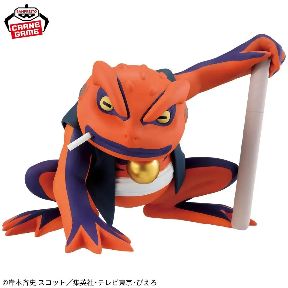 Bandai In Stock Original Banpresto Soft Vinyl Figure Naruto Shippuden Gamakichi Figure Anime Model Genuine Boxed Toys Gifts