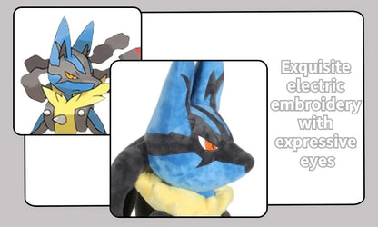 130/70CM Super Big Size Pokemon Lucario Plushies Cartoon Anime Character Stuffed Plushie Pillow Home Furnishing Gift Collection