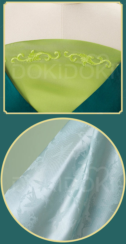 Maomao Cosplay Costume Anime The Apothecary Diaries DokiDoki-R Women Green Dress Mao Mao Xidu Banquets Cosplay Halloween