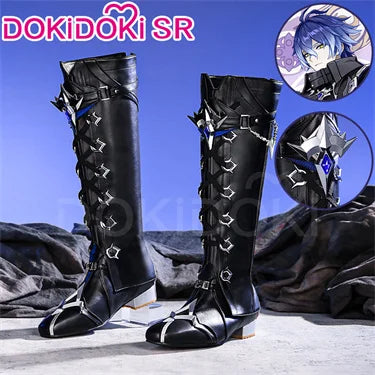 Flins Cosplay Costume Game Genshin Impact【S-3XL】DokiDoki-SR Kyrll Chudomirovich Flins Cosplay Men Halloween Costume Plus Size
