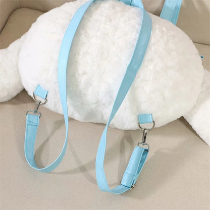 Sanrio Cinnamoroll Shoulder Bag Multipurpose Handbag Kawaii Backpack Messenger Bag Plush Bag My Melody Sweet Piano Lolita Bag