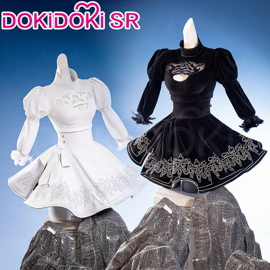 2B/2P Cosplay Costume Game Cosplay DokiDoki-SR Cosplay Female 2P Sexy Dress Costume Two Styles Women Cosplay Halloween