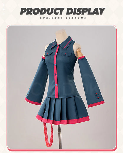 IN STOCK Tetoo Kasanee Cosplay Costume Game Cosplay【S-2XL】DokiDoki-N Women Suit Blue Uniform Tetoo Cosplay Plus Size