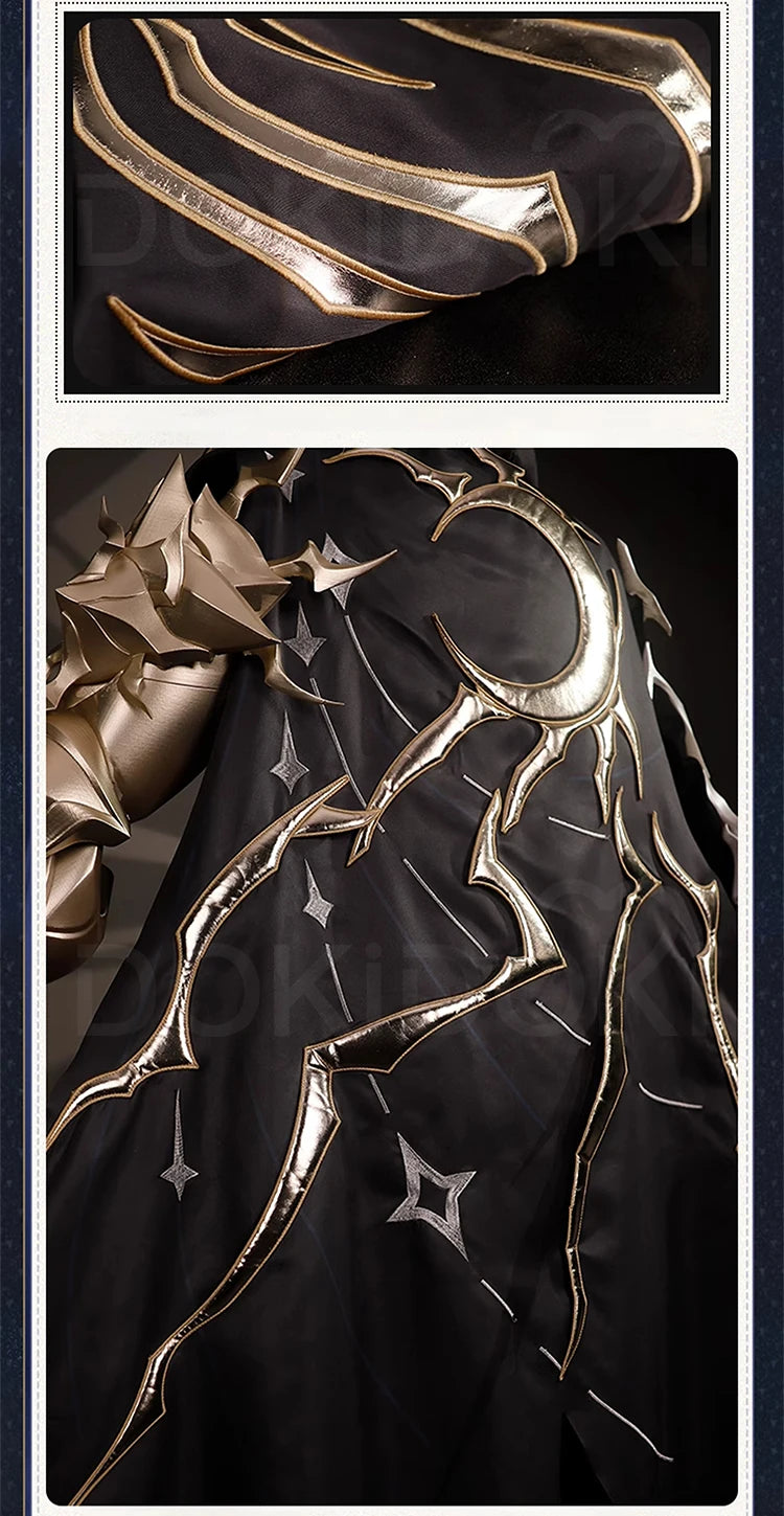 Flame Reaver Cosplay Costume Game Honkai: Star Rail【S-2XL】DokiDoki-R HSR Men Black Ember Raider Cosplay Halloween