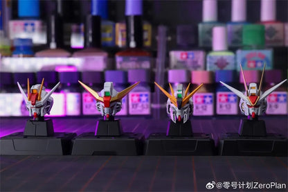 Bandai Zero Plan 4 in 1 Gundam Heads 1/100 ABS Model Kit