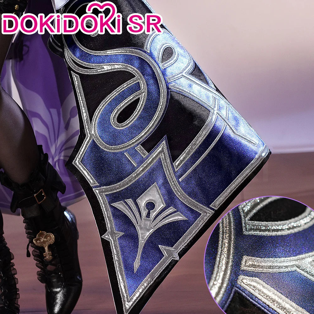 IN STOCK The Herta Cosplay Costume Game Honkai: Star Rail DokiDoki-SR HSR Women Cosplay The Herta Halloween Costume Wig