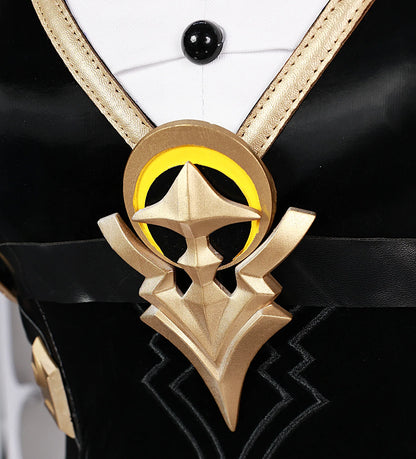 Honkai Star Rail Cipher Cosplay Costume Wig Uniform Jumpsuit Cifera Headwear Tail Halloween Party for Women Girl Carnival iCoser
