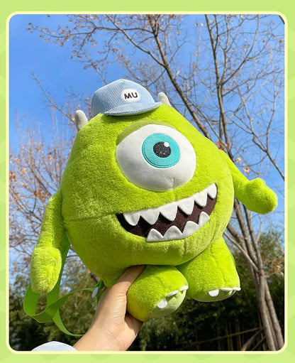 40/60CM Big Size Mike Wazowski Disney Anime Plush Stuffed Doll Kawaii Room Decoration Plushies Pillow Ornaments Holiday Gifts