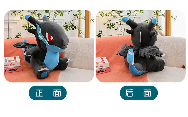 Pokemon Z-A Plush Pikachu Mega Charizard X Doll Charmander Charmeleon Toy Venusaur Bulbasaur Ivysaur