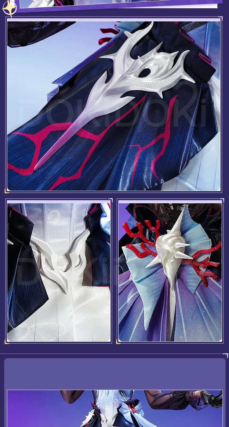 Hysilens Cosplay Costume Game Honkai: Star Rail DokiDoki-SR HSR Dress Hysilens Cosplay Halloween Costume