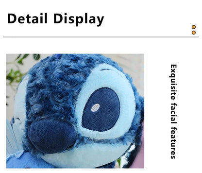 30/85cm Lilo and Stitch Disney Plush Toys Pink Kawaii Scrump Anime Cartoon Plushie Sakura Stich Dolls Soft Stuffed Gift for Kids