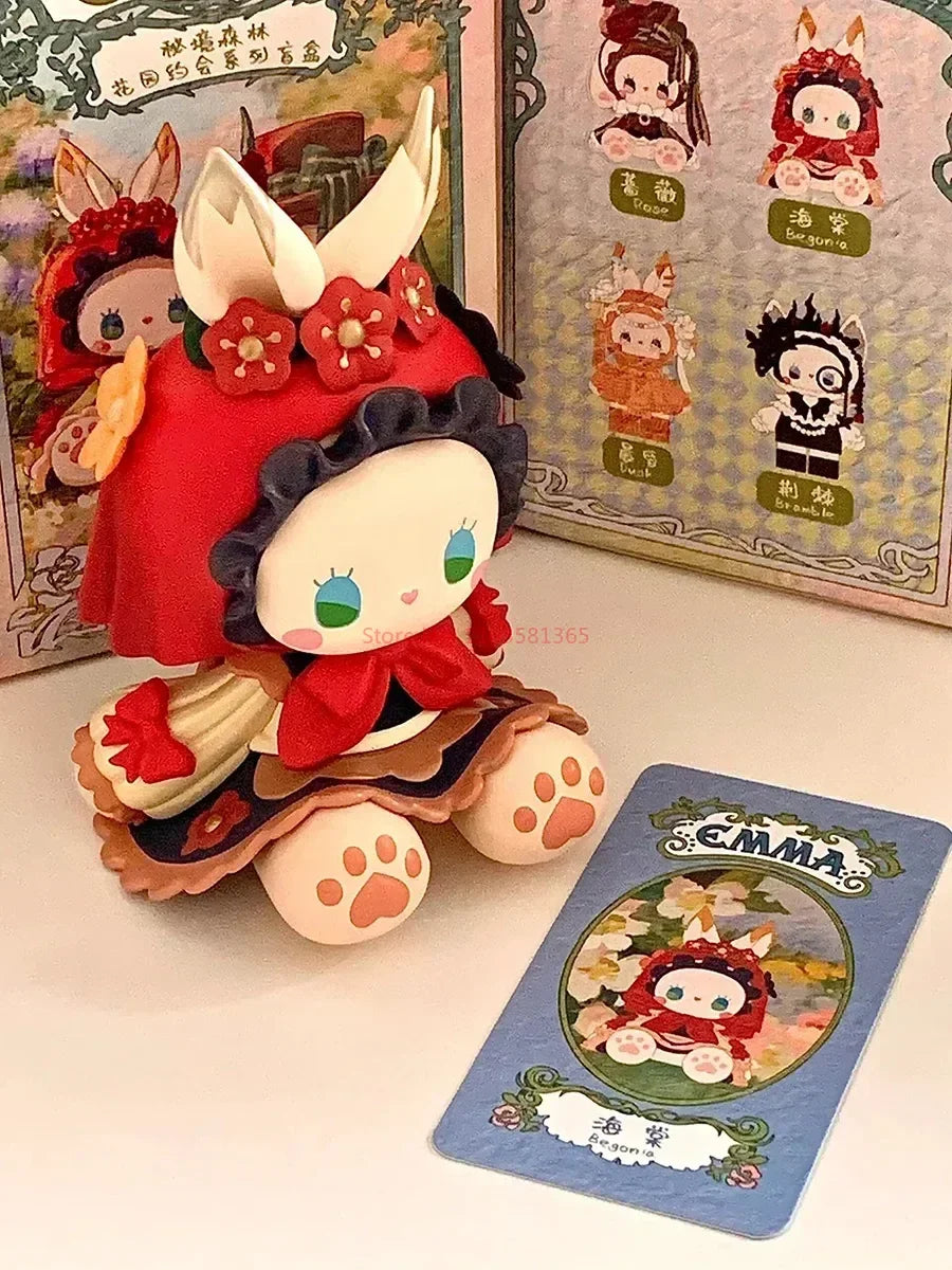 Emma Secret Forest Garden Dating Series Blind Box Toys Kawaii Anime Figure Mystery Box Model Toys Ornament Girls Surprise Gift