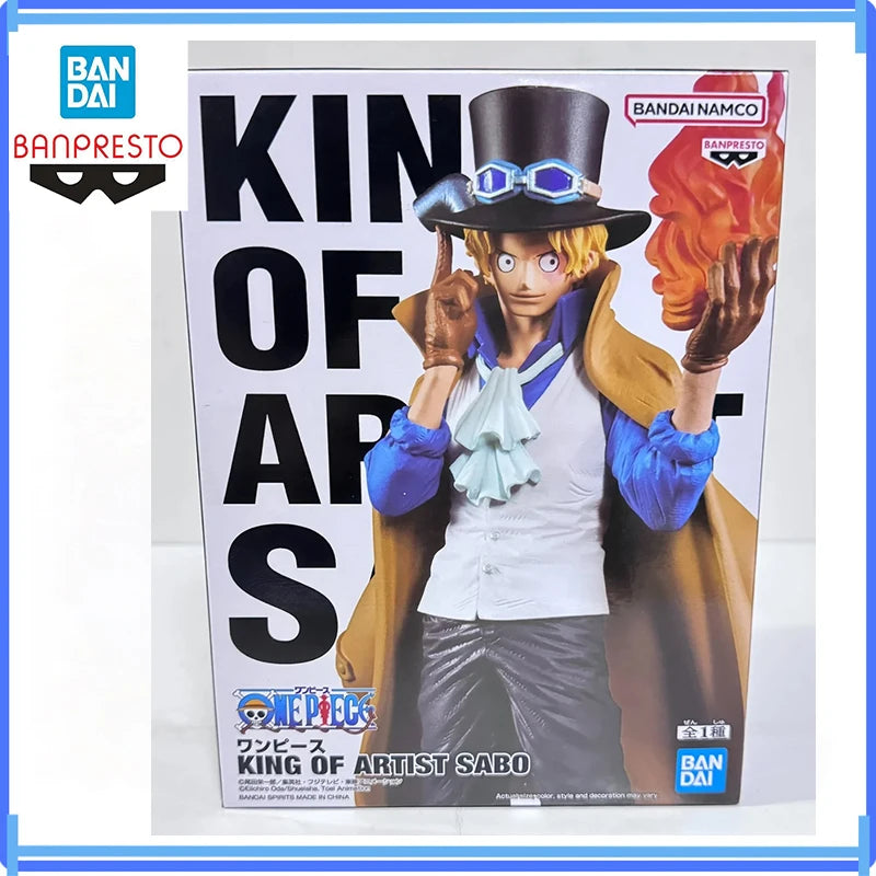 In Stock Original BANPRESTO KING OF ARTIST One Piece Sabo Figure Anime Model Genuine Boxed Toy