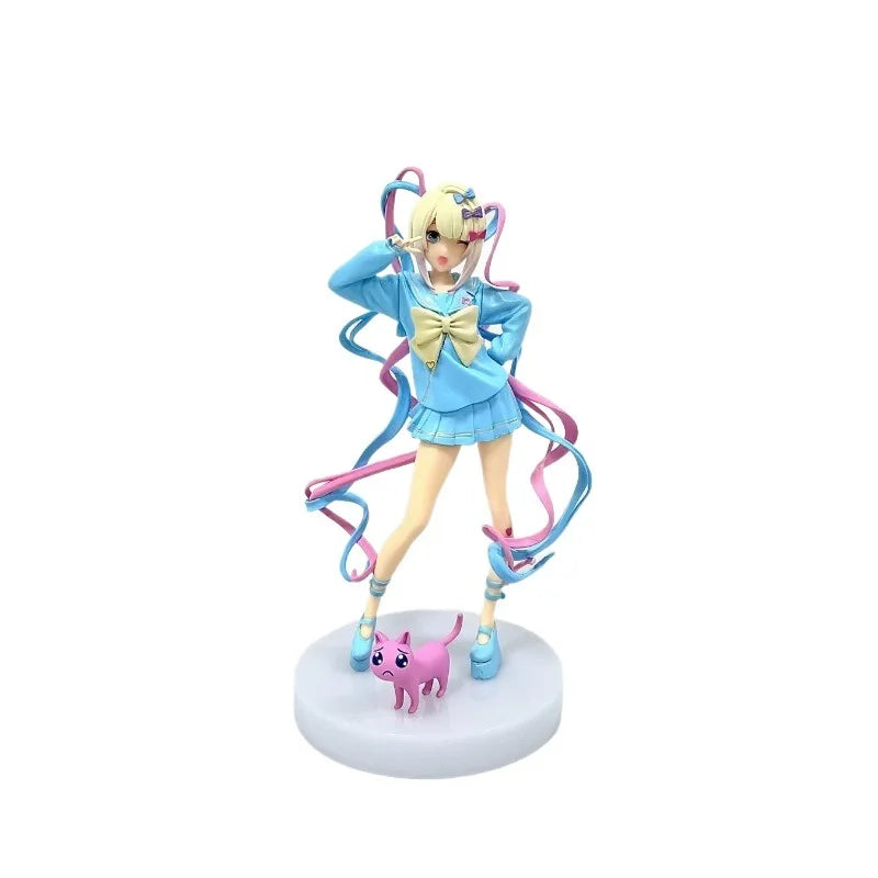 Pretty Girl Super Angel-Chan - Premium Anime Figurine Cute Vtuber Girl Collectible Model Decoration Perfect Gift For Anime