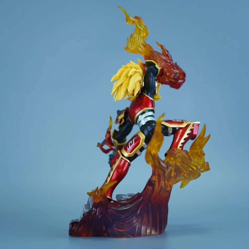 26cm Anime Digimon Adventure Agnimon PVC Action Figure Statue Desktop Ornament Model Toy Gift