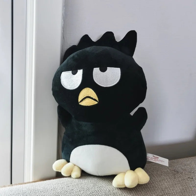 Sanrio BADBADTZ MARU Plush Toy Soft Cute Japanese Style Anime Black Penguin Doll Hug Plushies Pillow Sofa Bed Xmas Gifts Girl