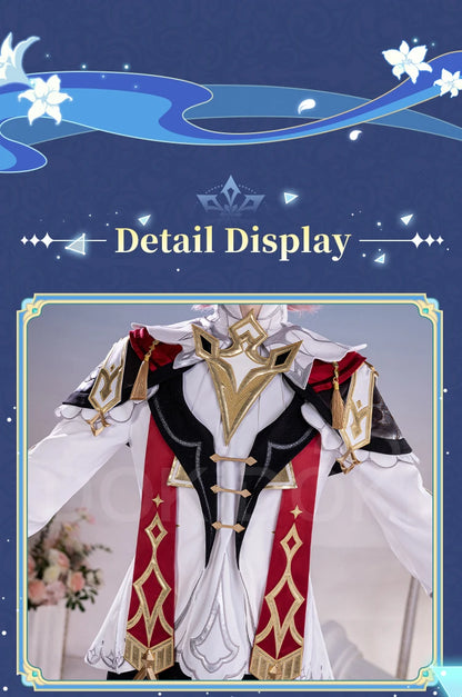 IN STOCK Dahlia Cosplay Costume Game Genshin Impact【S-2XL】DokiDoki-R Mondstadt Dahlia Hat Men Halloween Costume Plus Size