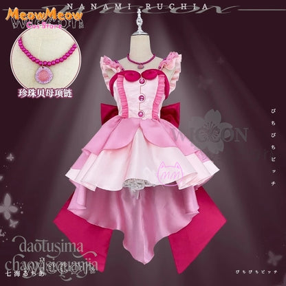 Mermaid Melody Nanami Ruchia Adult Costume Polyester Set