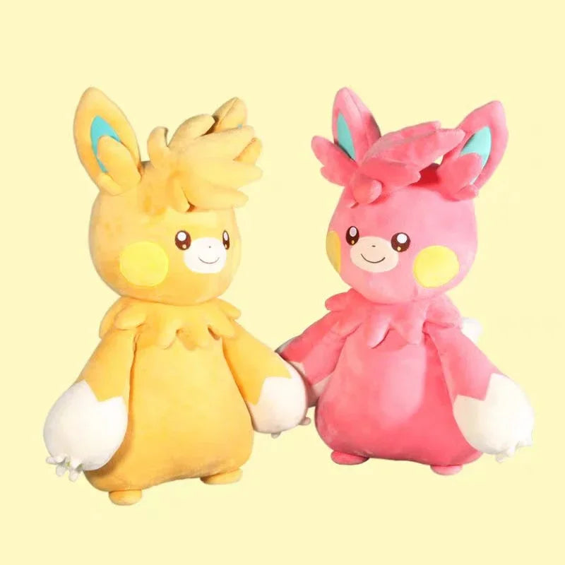 40cm Pokemon Pawmot Large Plush Toys Anime Doll Cute Kawaii Cartoon Pawmi Pokémon Stuffed Plushie Pillow Gift for Children