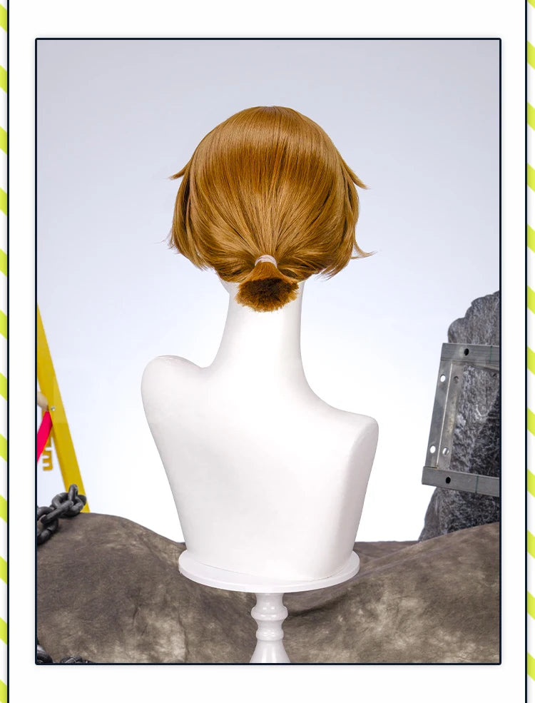 Ishaa Ekkoo Maddiee Aniviaa LeBlancc Cosplay Wig Game Anime DokiDoki Women Men Short Hair Ishaa Cosplay Free Wig Cap