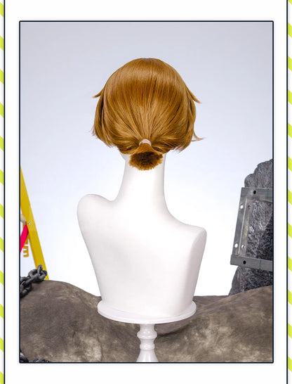 Ishaa Ekkoo Maddiee Aniviaa LeBlancc Cosplay Wig Game Anime DokiDoki Women Men Short Hair Ishaa Cosplay Free Wig Cap