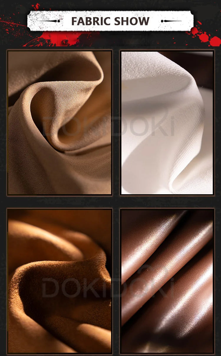 IN STOCK Erenn Mikasaa Levii Hangee Arminn Cosplay Costume Anime【S-3XL】DokiDoki-R Women Men Leather Plus size