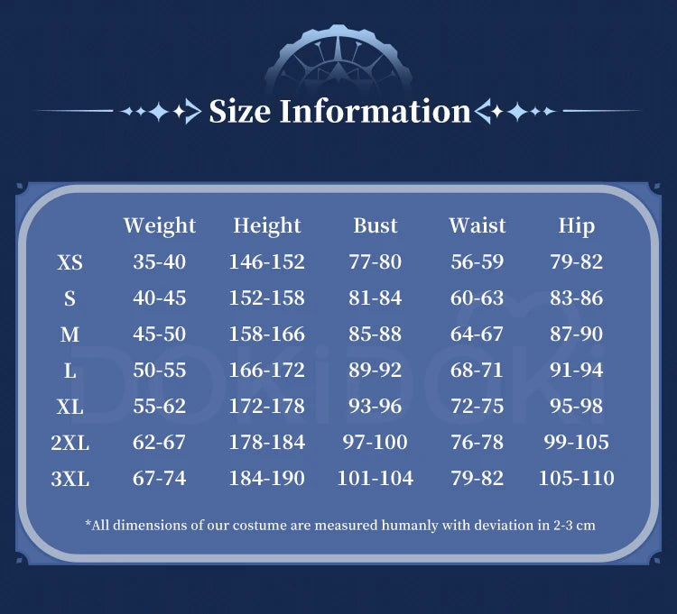 IN STOCK Escoffier Cosplay Costume Game Genshin Impact【XS-3XL】DokiDoki-R Fontaine Escoffier Plus Size Halloween