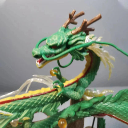 Dragon Ball Z Shenron Anime Figure Goku And Mountain Shenron 20cm Action Figurine Pvc Statue Model Doll Collectible Toys Gifts