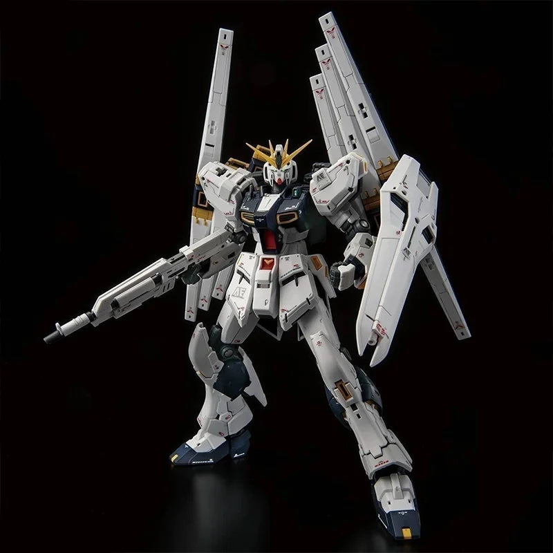 GAOGAO Model RX-93 V NU RG 1/144 Double Funnel Assembly Model Kit Toy Action Figures Plastic Model Kit Gift