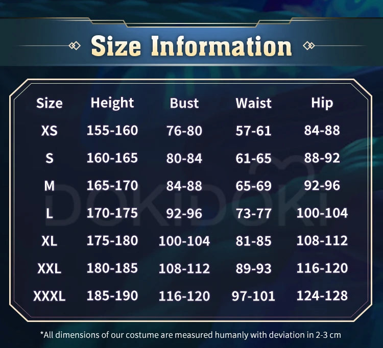 Clove Omen Cosplay Costume Game Cosplay【XS-3XL】DokiDoki-R Clove Halloween Cosplay Women Men Costume Plus Size Christmas