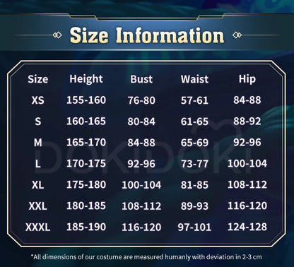 Clove Omen Cosplay Costume Game Cosplay【XS-3XL】DokiDoki-R Clove Halloween Cosplay Women Men Costume Plus Size Christmas