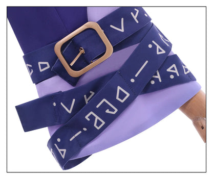 Cyrene Cosplay Costume Wig Dress Honkai Star Rail Uniform Headwear Amphoreus Carnival Halloween Party for Women Girls Role Play