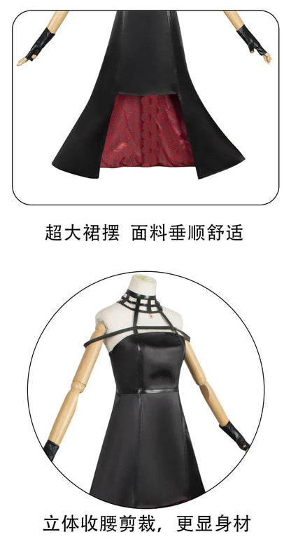 HOMCHEE TRENDS Yor Forger Cosplay Set Adult Cotton Polyester